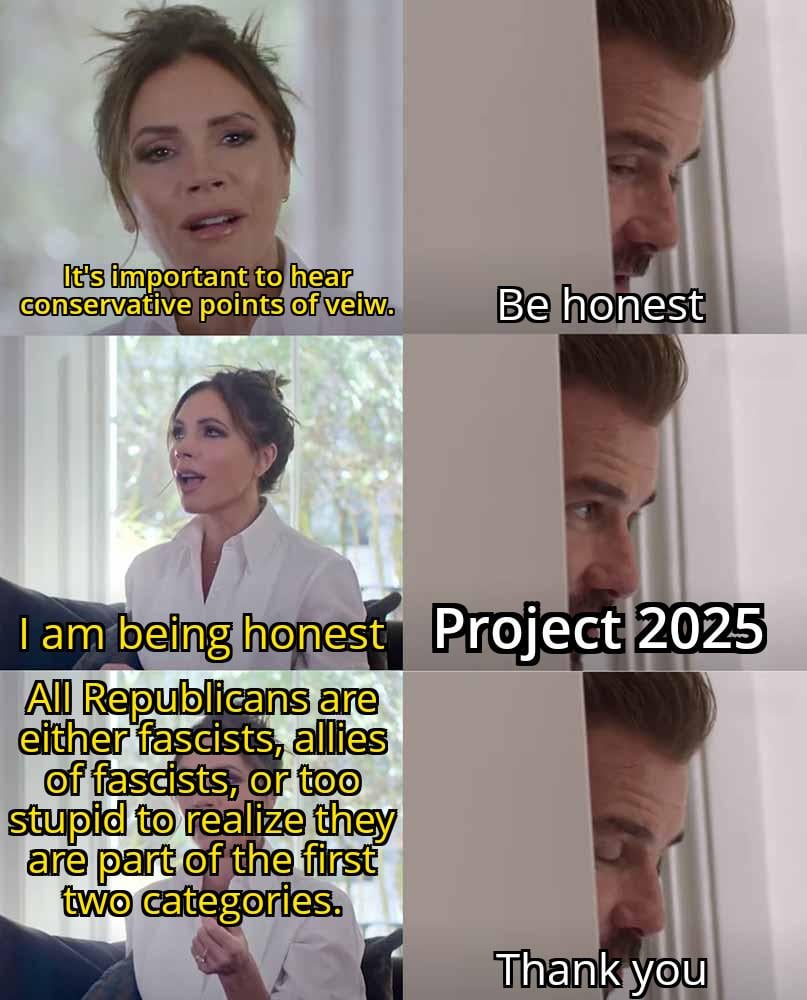 Let's be honest.