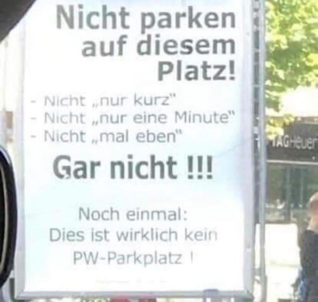 Also wirklich nicht? 😂