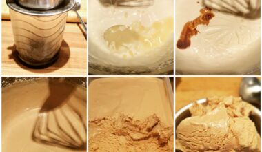 Vietnamese coffee ice cream homemade