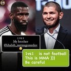 Rudiger asked Khabib for a 1v1 😭