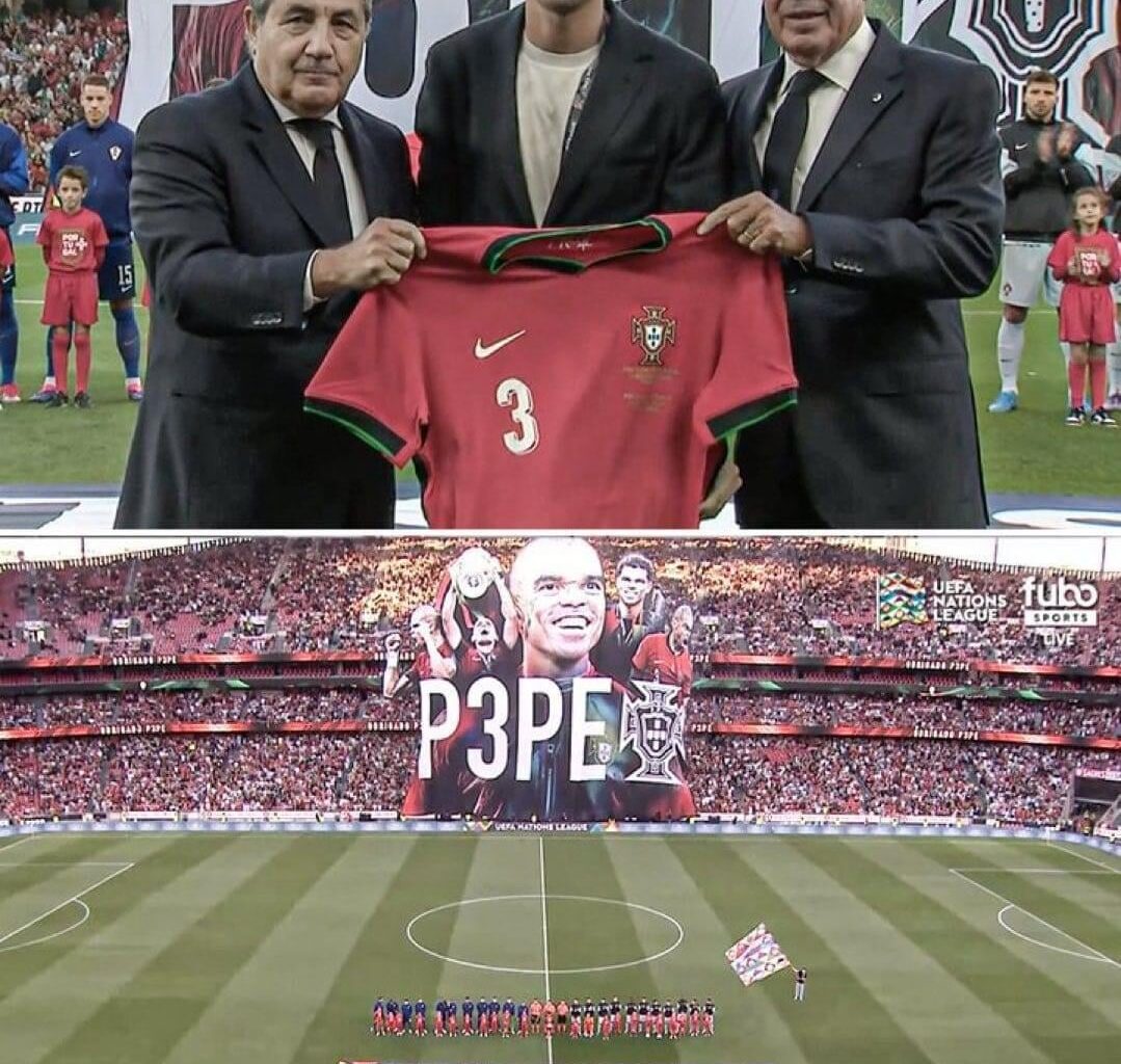 Bonita homenagem ao nosso Pepe 🇵🇹