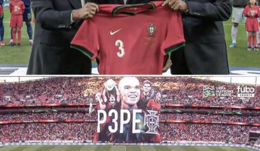 Bonita homenagem ao nosso Pepe 🇵🇹