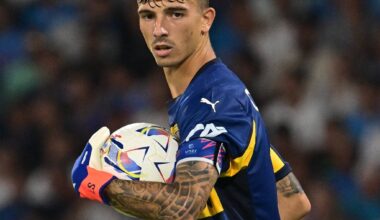 Parma's keeper Suzuki got sent off in the 76th minute with Parma 1-0 up and without any subs remaining. Defender and captain Enrico Del Prato volunteered to go into the net for the remainder of the game Napoli ended up scoring in 90+2 and 90+6 to win it.