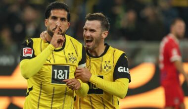 Emre Can erklärt seinen provokanten Jubel gegen Heidenheim: "Das war nicht an den Trainer, falls das jemand gedacht hat. Die Leute, an die es gerichtet war, wissen Bescheid. Es ging nicht an die echten Fans im Stadion."