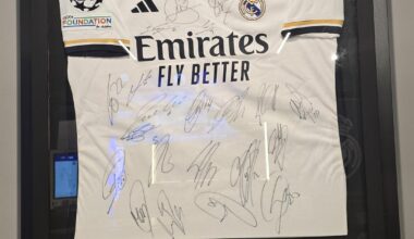 Some decorations of Real Madrid's UNO restaurant in Mexico City