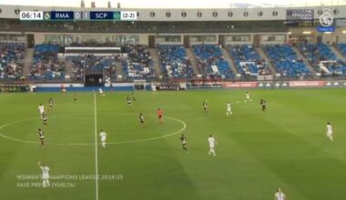 Real Madrid [1] - 1 Sporting Portugal | Sandie Toletti 7' (Weir assist) Agg. 3-2