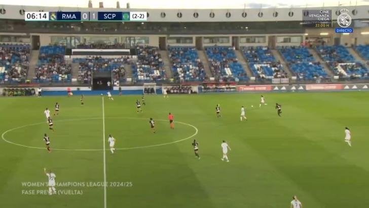 Real Madrid [1] - 1 Sporting Portugal | Sandie Toletti 7' (Weir assist) Agg. 3-2