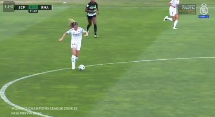 Sporting Portugal W 0 - [1] Real Madrid W | Athenea del Castillo 10'
