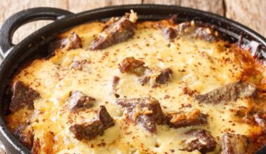Delicious baked lamb with yogurt