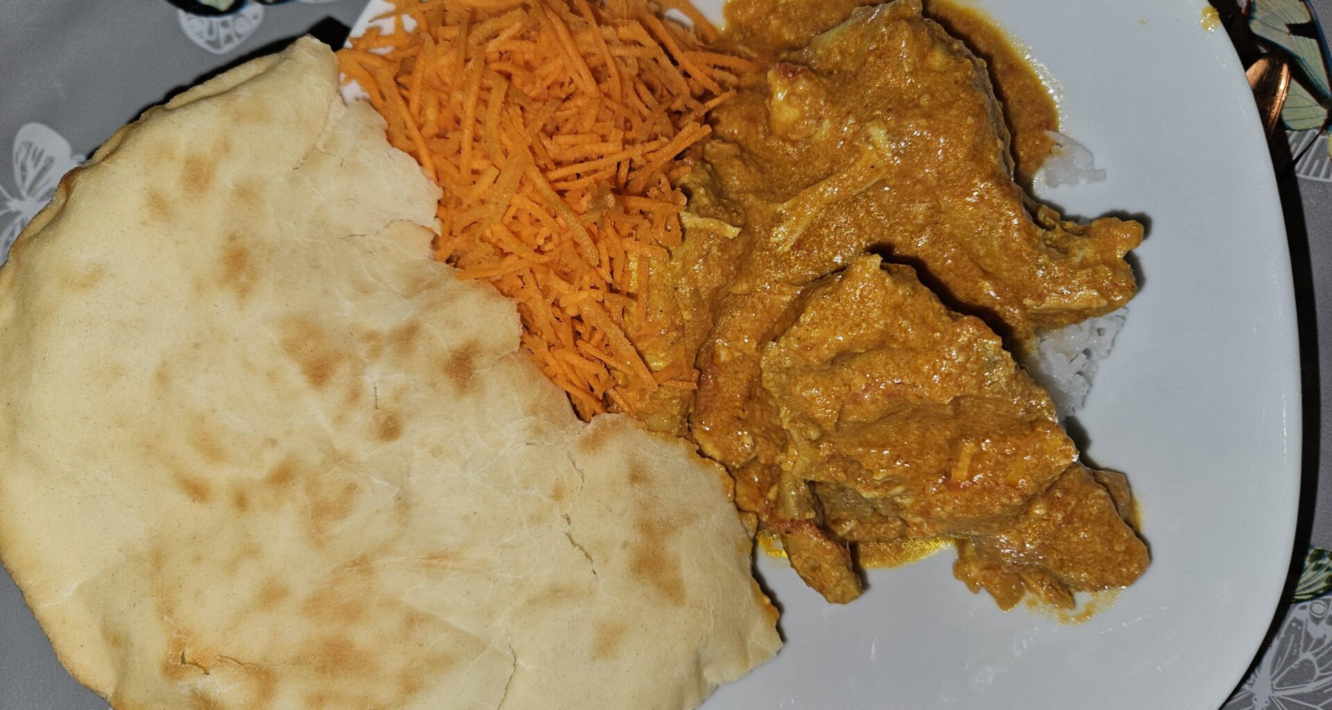 My oldest wanted butter chicken and naan for dinner, so I made it... recipes in comments