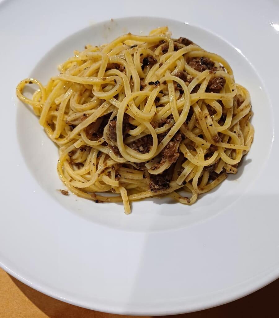 Spaghetti with truffle