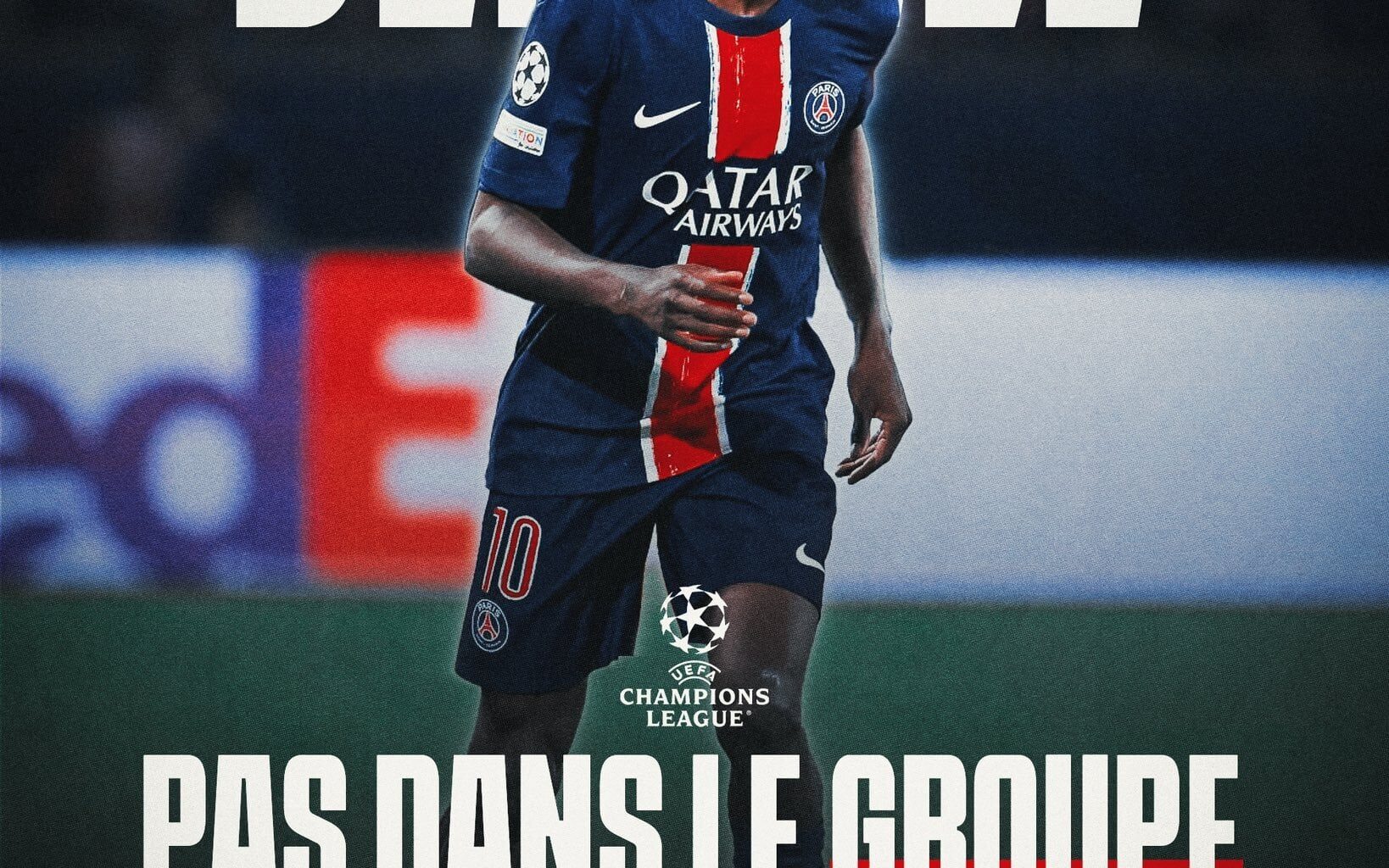 [RMCSport] Dembele is NOT on the group for Arsenal. Luis Enrique’s choice