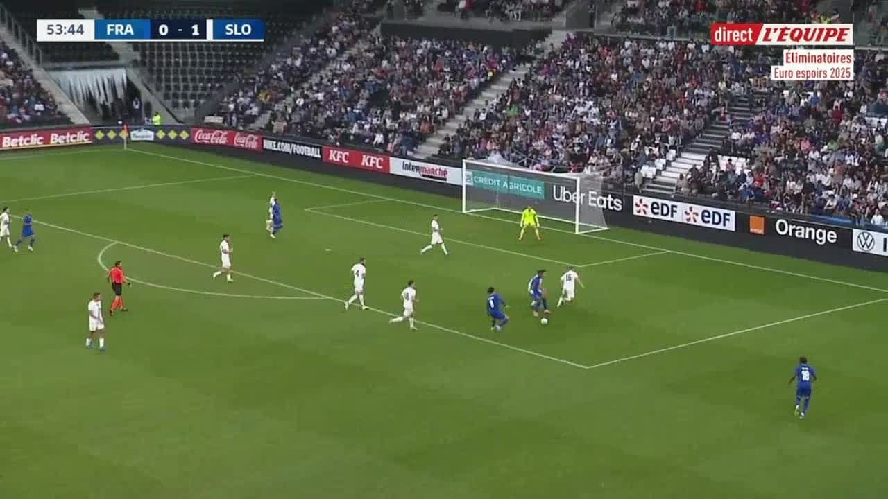 France U21 [1]-1 Slovenia U21 - Desire Doue 55'