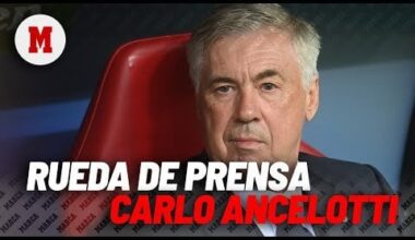 Ancelotti speaking about tactics.
