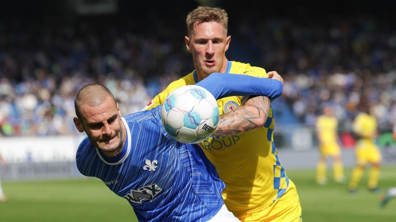 Remis gegen Braunschweig: Darmstadt gewinnt auch unter Kohfeldt nicht