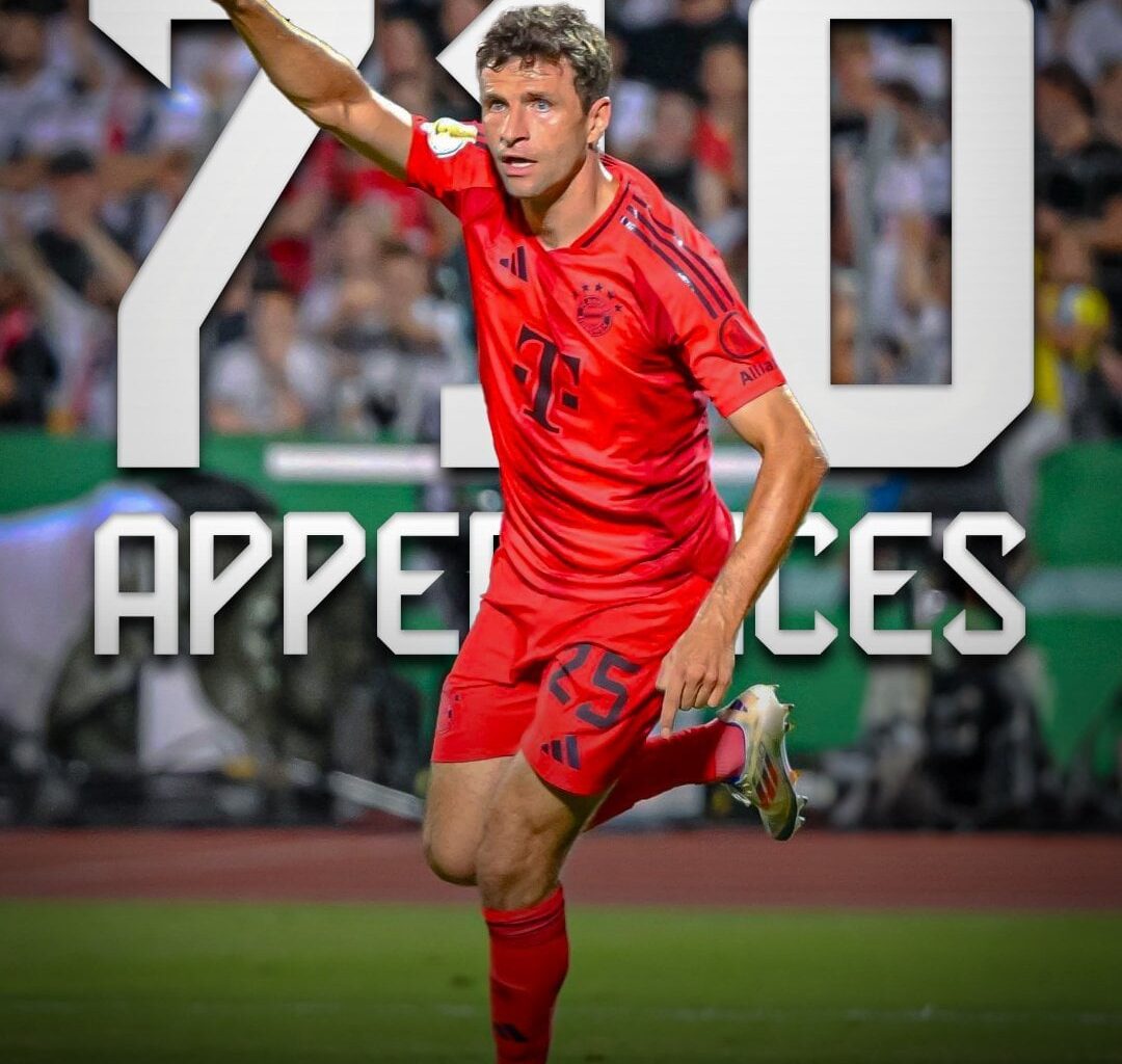 Official: Thomas Müller is Bayern's sole record player