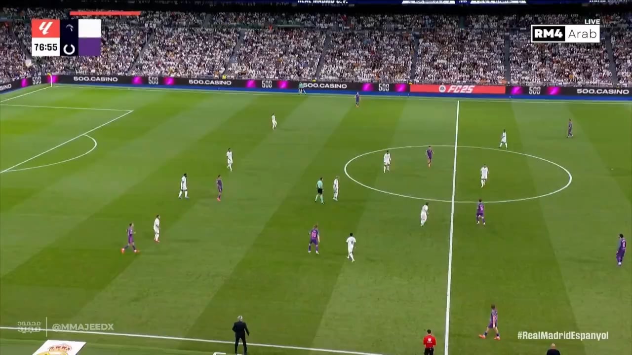 Mbappe assists Vini for 3-1 (2 minutes after the Vini assist)
