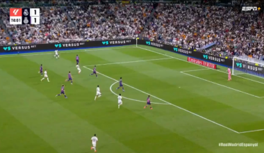 Vini with a trivela assist (!) to Rodrygo to go up 2-1