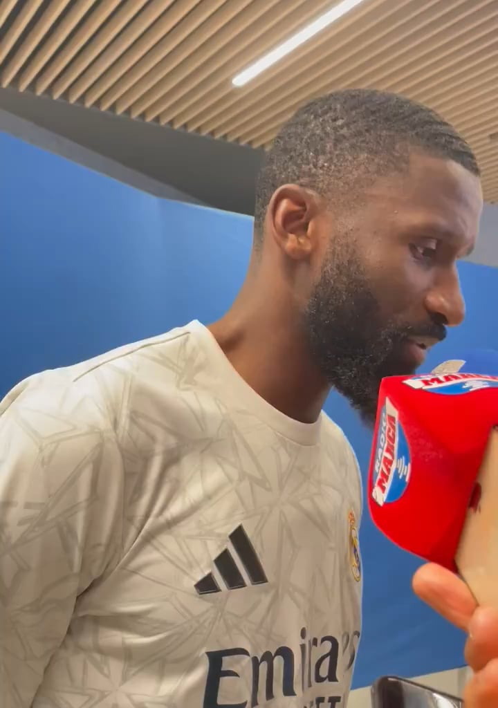 Antonio Rudiger: "If I score more goals, my teammates can continue to hit me. It's no problem & I take it. But they will score, so I will come back"