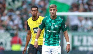 Keke Topp über Bundesliga-Fußball: "Das habe ich auch so ein bisschen unterschätzt, um ehrlich zu sein. Ich hätte nicht gedacht, dass der Unterschied dann so groß ist. In der 2. Liga geht es einfach ein bisschen mehr um Kampf und lange Bälle."