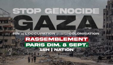 Manifestation / Palestine : imposons le cessez-le-feu, sanctions contre Israël