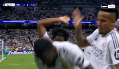 Endrick and Militao giving Rudiger a taste of his own medicine 😂😂