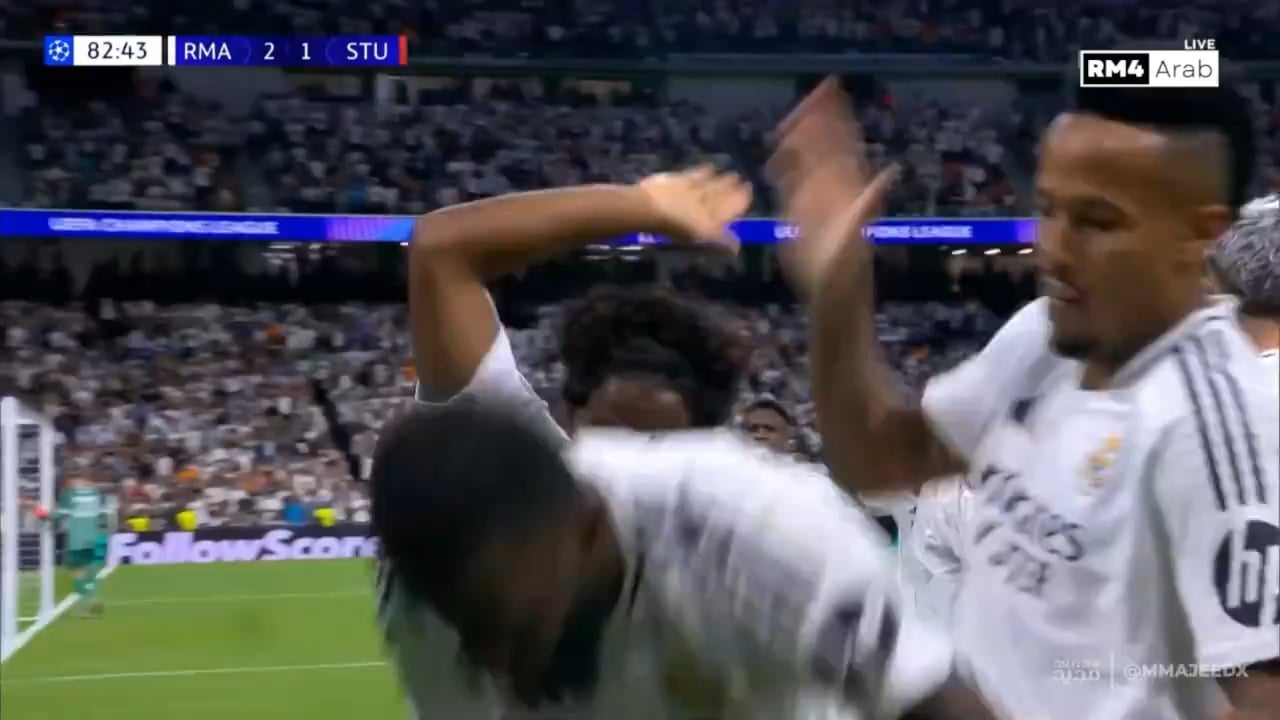 Endrick and Militao giving Rudiger a taste of his own medicine 😂😂
