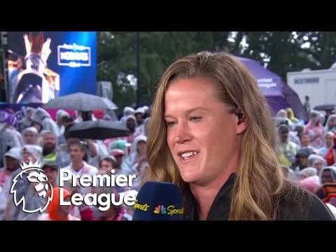 USWNT's Alyssa Naeher reflects on winning Olympic gold at Premier League Fan Fest | NBC Sports