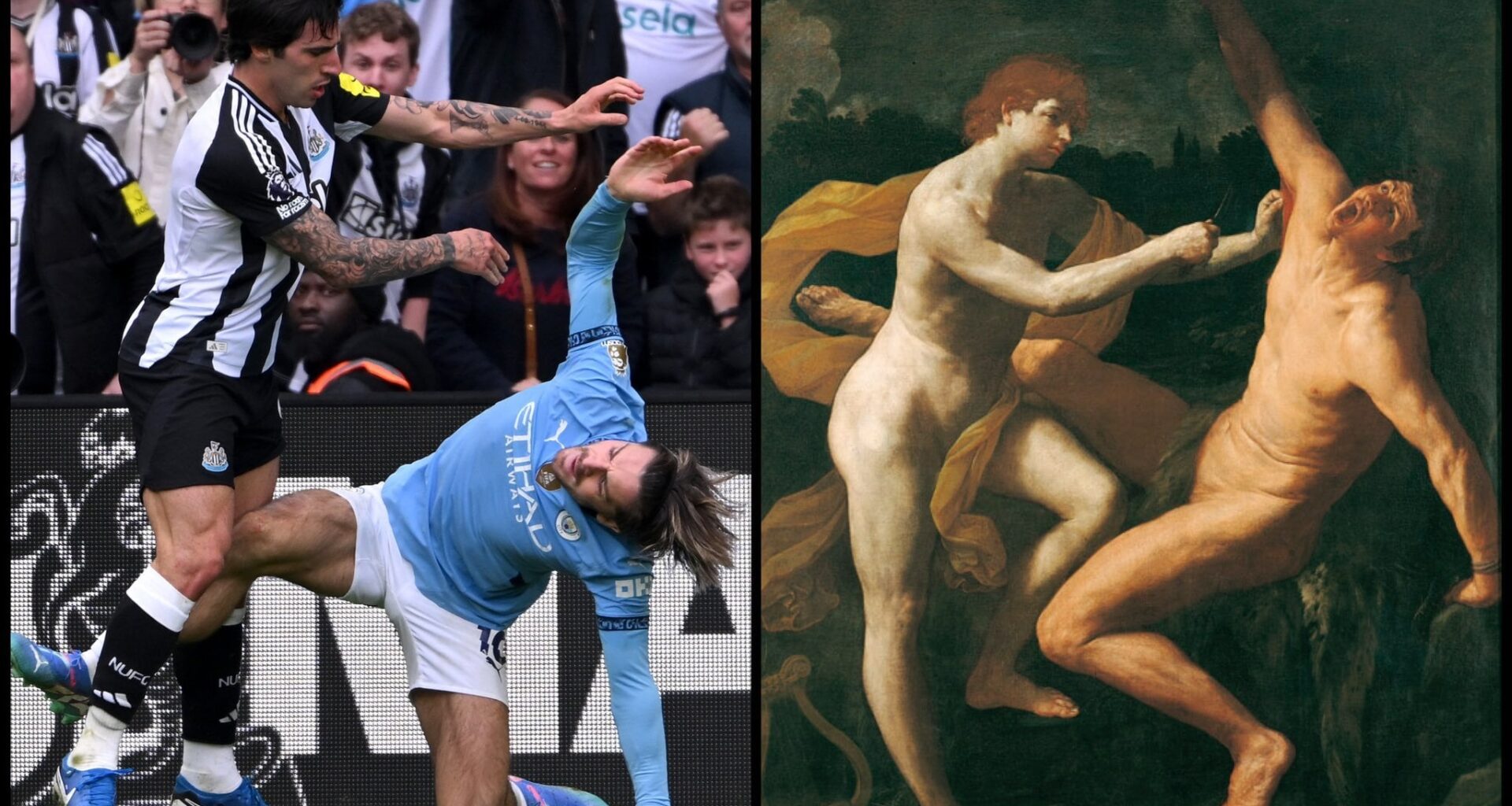 Grealish...Apollo and Marsyas, by Guido Reni, 1620-25, 📸 by Stu Forster