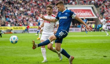 Fußball-Spektakel zwischen Köln und dem KSC: Effzeh vertändelt Drei-Tore-Führung nach 15 Minuten - Wanitzek an allen Karlsruhe-Toren beteiligt