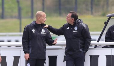 Sportdirektor Wilmots gibt Geraerts Jobgarantie: "Ich will nur eins sagen: Es gibt keine Trainerdiskussion. Auch wenn viele Leute anders denken. Wir arbeiten weiter, es gibt keine Zweifel bei mir."