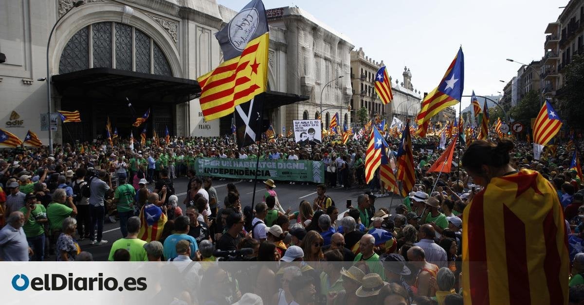 El independentismo pide unidad y "dejar de lamerse las heridas" en una Diada de mínimos