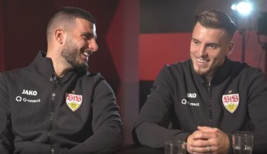 Undav und Demirovic über ihren neuen Spitznamen 'Undavovic': "Der Name passt perfekt. Da war noch ein anderer, aber der klang nicht so cool [...] Ja, 'Demirav'. Bodenlos. Hört sich an wie eine Beleidigung."