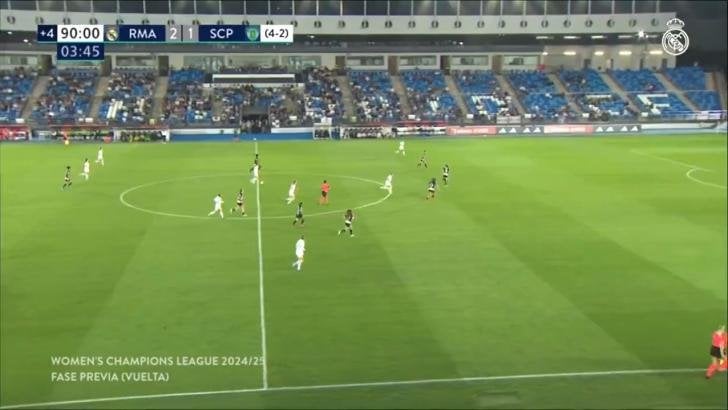 Real Madrid [3] - 1 Sporting Portugal | Alba Redondo great strike 92'