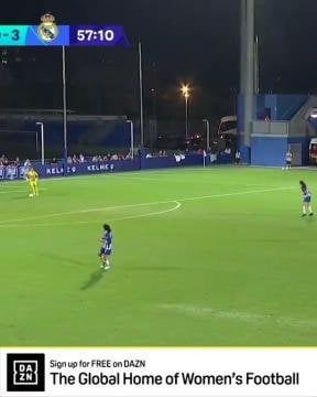 Espanyol W 0 - [4] Real Madrid W | Athenea del Castillo 58' (Oihane assist)