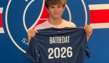 Official: Lucas Batbedat signs for Paris Saint-Germain and is tied to the capital French club until 2026.