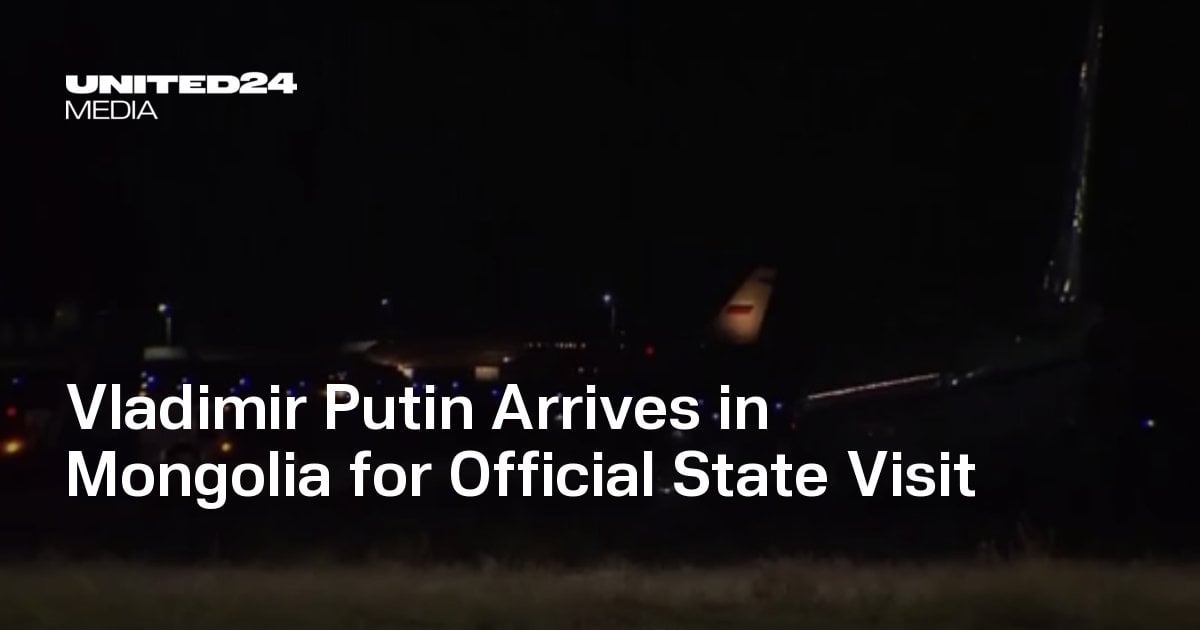 Vladimir Putin Arrives in Mongolia for Official State Visit