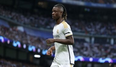 Ancelotti on Camavinga’s injury: “He will start training with the team next week”. “He feels good. He's very important because we will be able to rotate the midfielders more”.