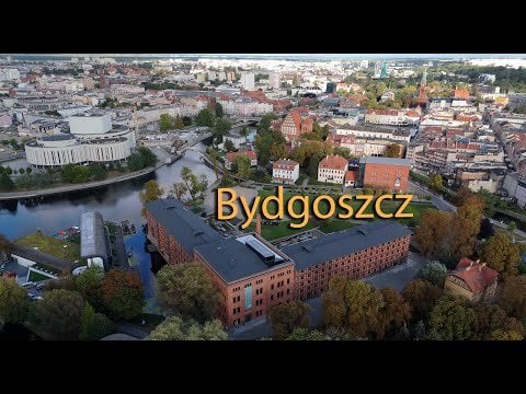 Bydgoszcz, Poland from above.
