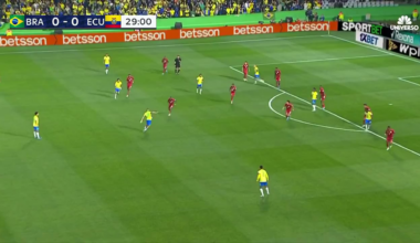 Rodrygo scores absolute golazo for Brazil.