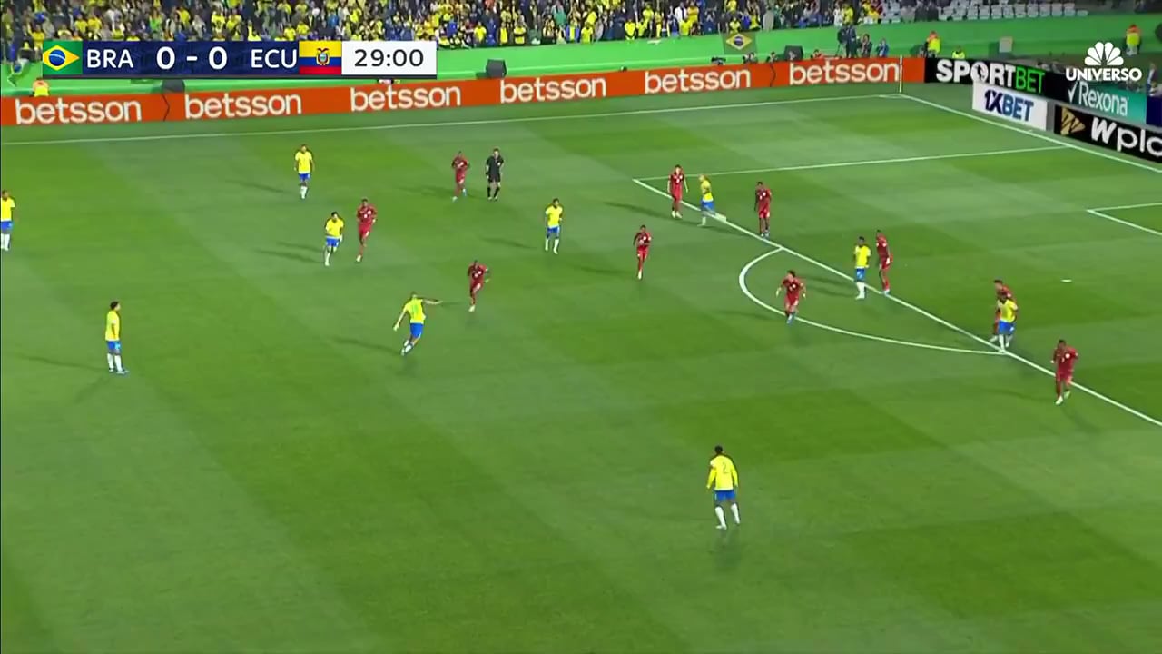 Rodrygo scores absolute golazo for Brazil.