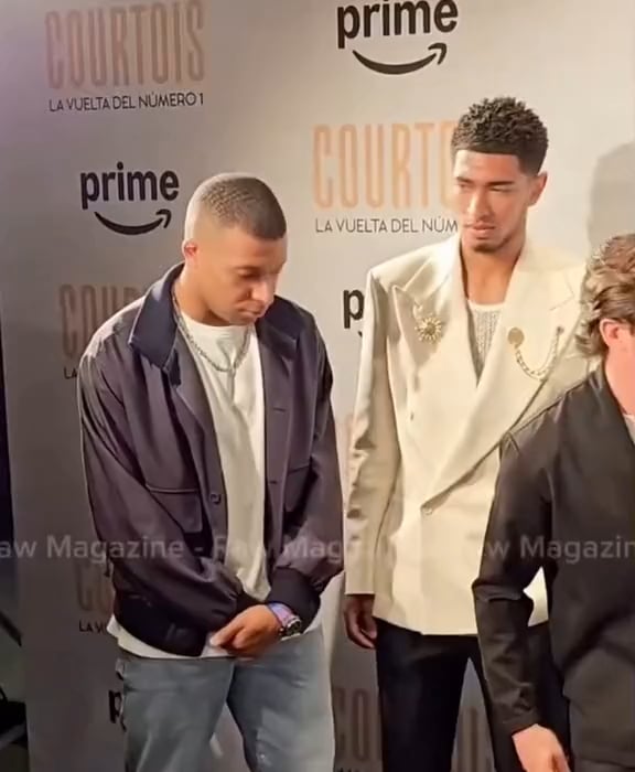 Squad Pulled Up To Support Courtois At His Documentary Premiere