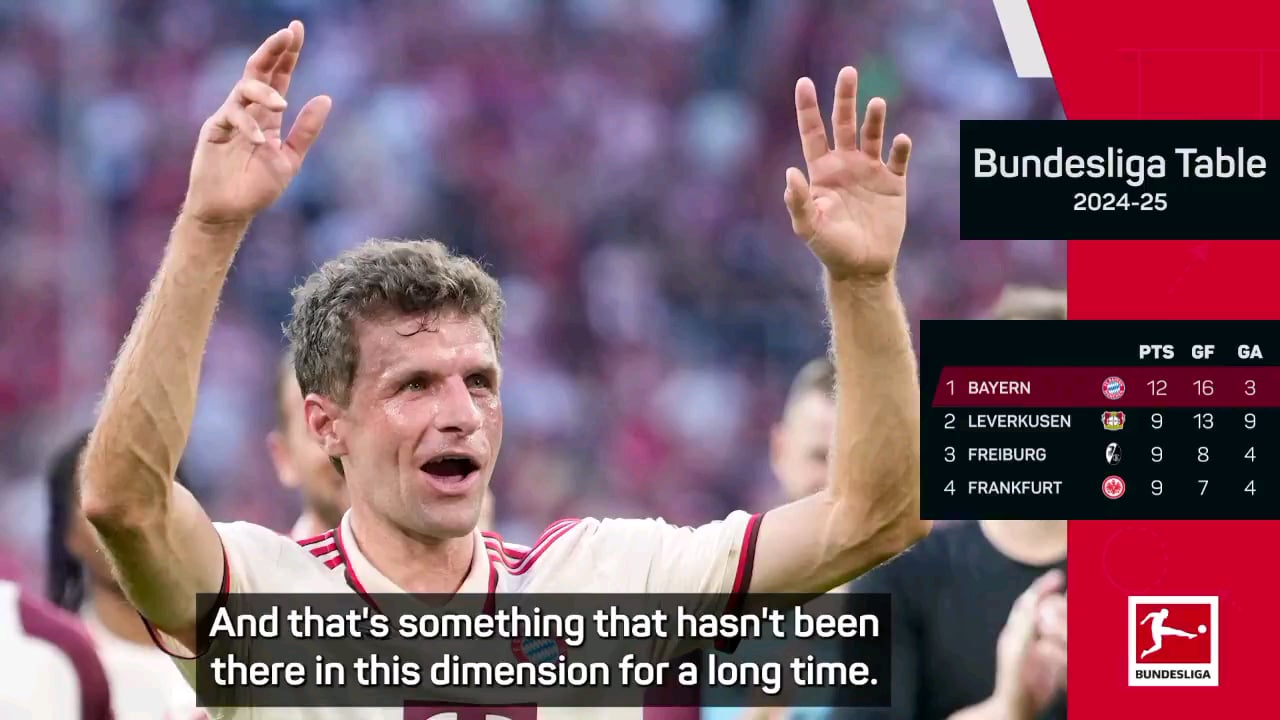 Thomas Müller talks about Bayern's style of play under Vincent Kompany