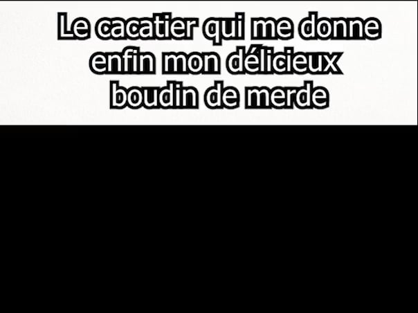 Enfin j’avais faim