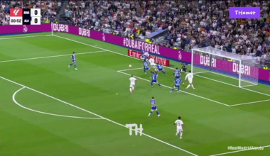 LUCAS VAZQUEZ GIVES MADRID THE LEAD!! VINICIUS WITH THE ASSIST.
