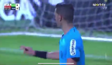 Golo anulado ao Famalicão aos 87’ vs. Moreirense