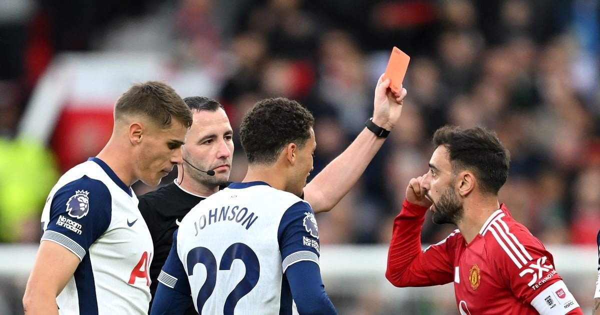 Fernandes red card explained as Man United get Premier League clarification