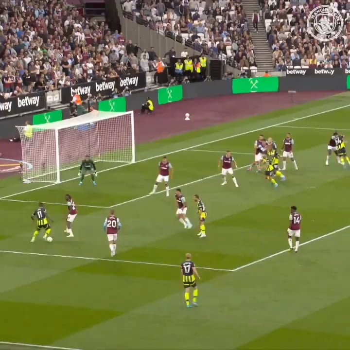 Haaland's great recovery run against West Ham