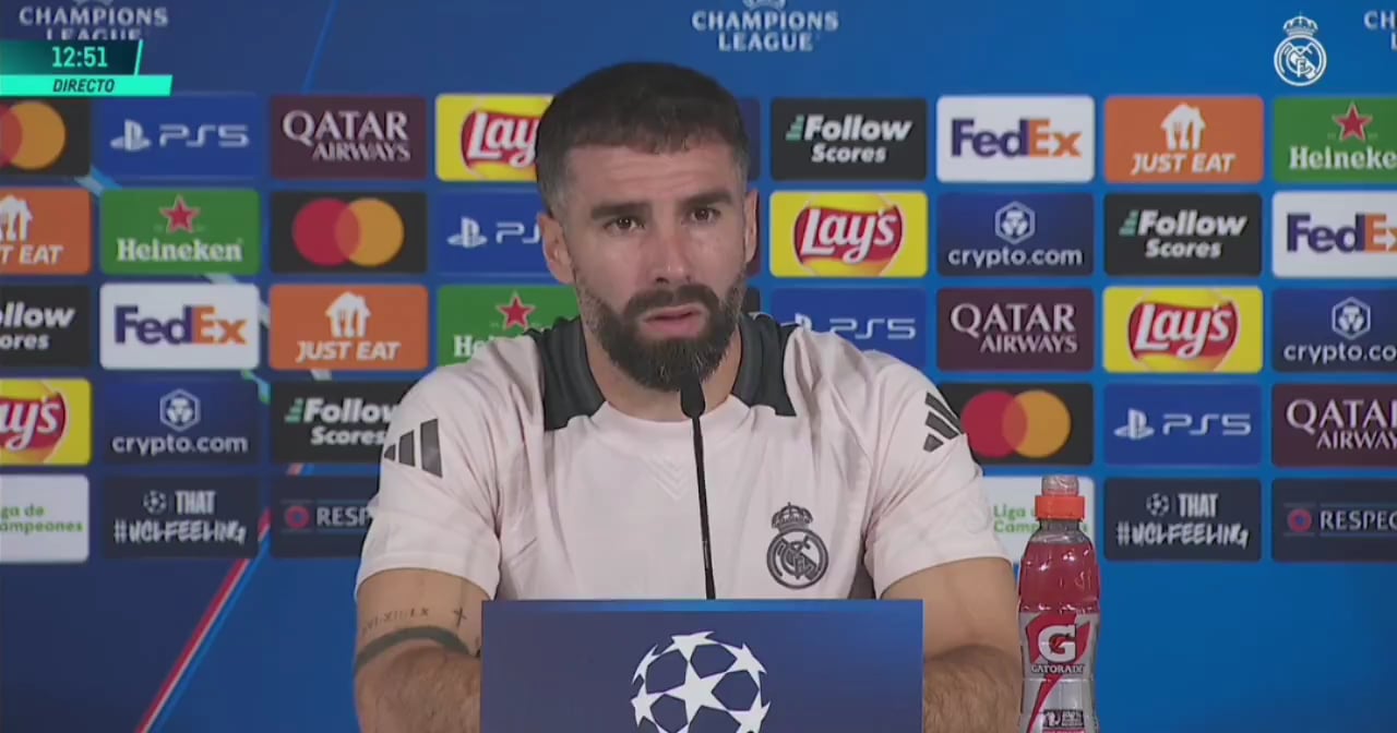 "Vini's gesture after his goal? We heard the insults towards him. You provoke, you receive."