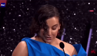 American-Jewish filmmaker Sarah Speech at  Friedland  Venice Film festival. 
“I am accepting this award on the 336th day of Israel’s genocide in Gaza and 76th year of occupation…I stand in solidarity with the people of Palestine in their struggle for liberation.”